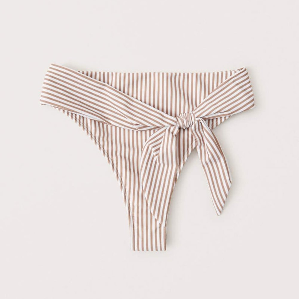 Abercrombie - High-Waist Cheeky Bikini Bottoms